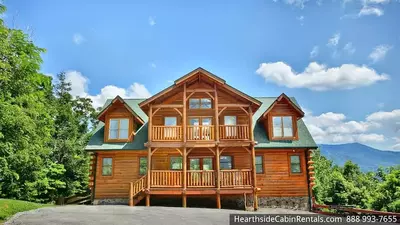 Mount Leconte Lodge, a large group cabin in Gatlinburg TN