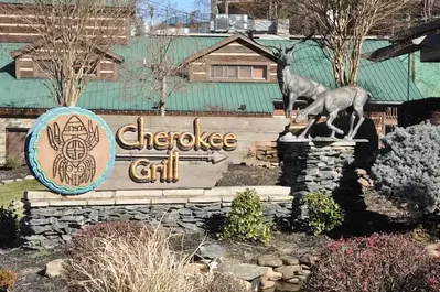 Cherokee Grill is one of the best places to eat in Gatlinburg TN on the Strip