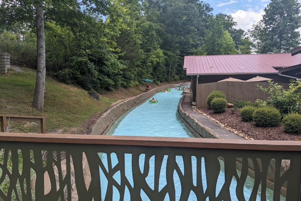 Downbound Float Trip at Dollywood's Splash Country
