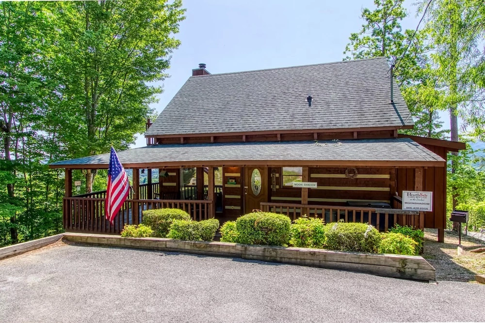 moonshadow is one of our top 2 bedroom cabins in gatlinburg