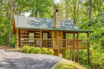 romantic hideaway is one of our top pet friendly cabins in Pigeon Forge