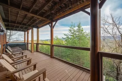 mountain breeze manor is one of our top pet friendly cabins in Pigeon Forge