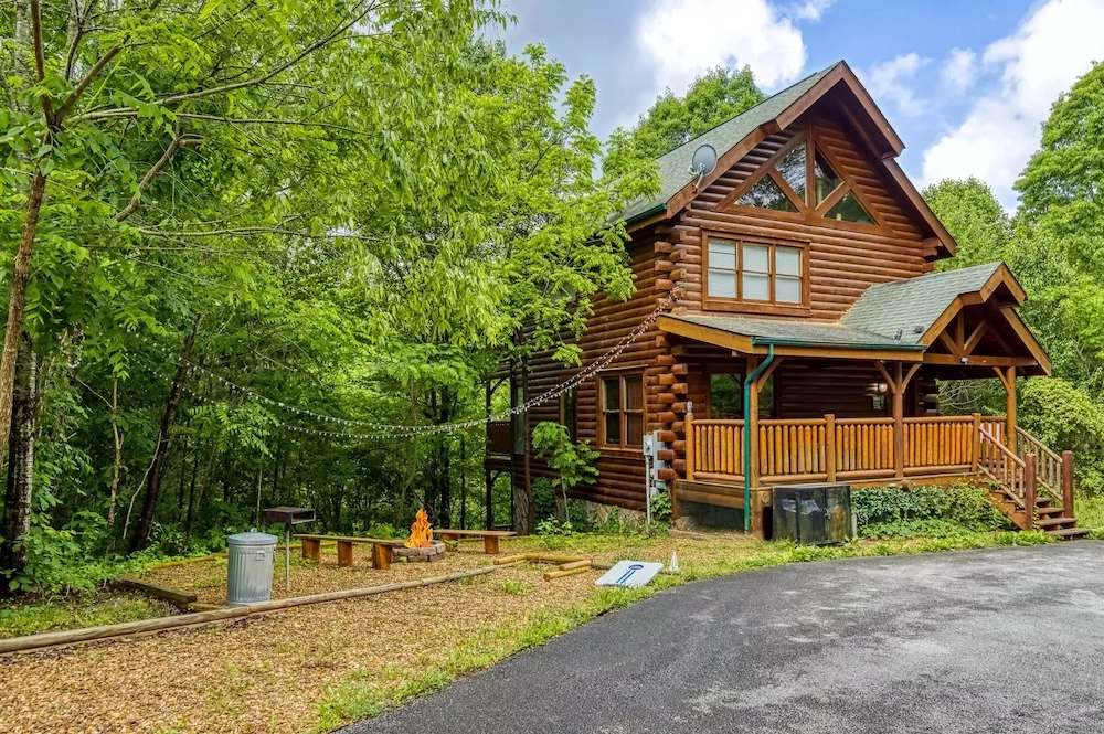 peaceful retreat is one of our top pet friendly cabins in Pigeon Forge