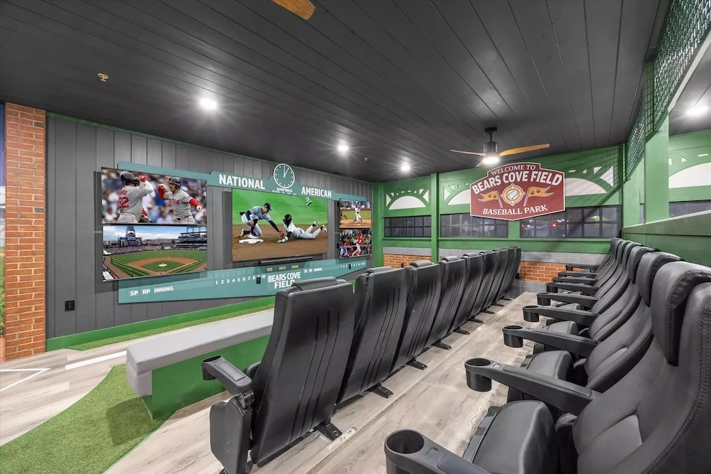 bears grand getaway is one of the best gatlinburg cabins with theater rooms